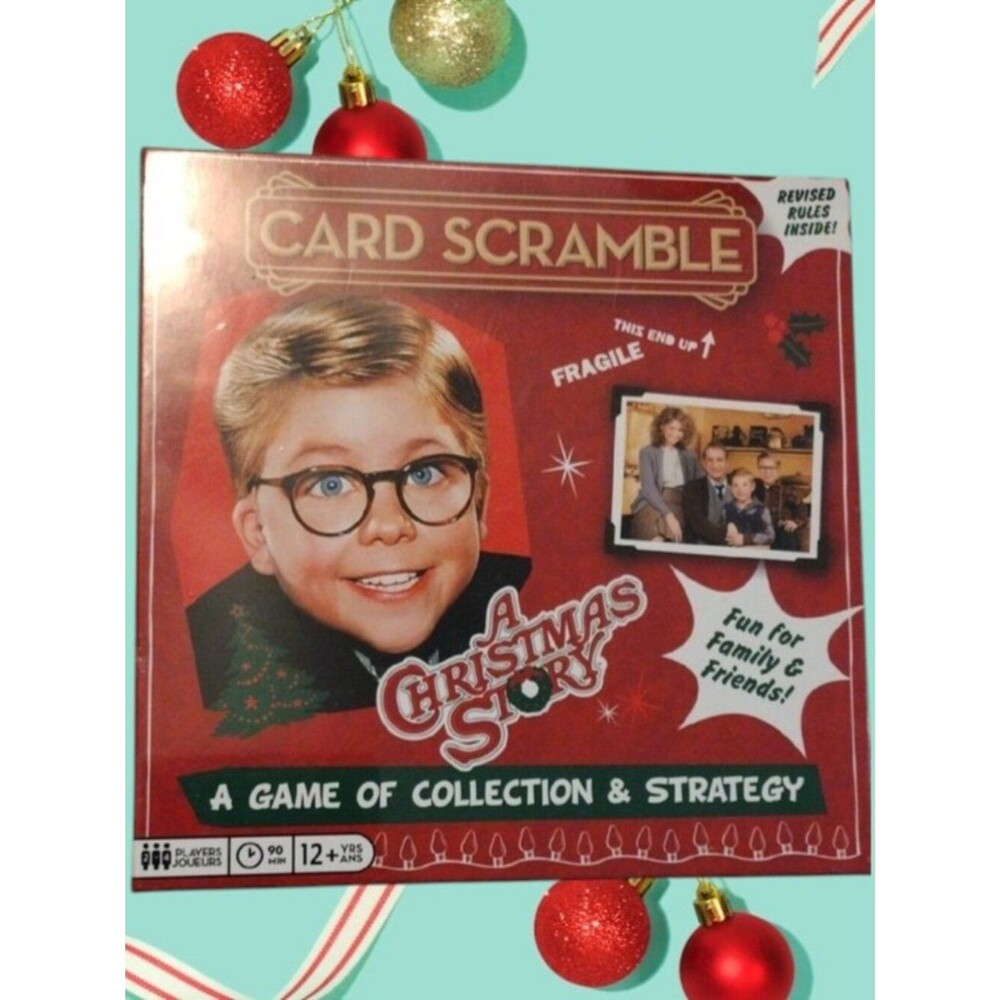 New in Box Still in Plastic Wrap Card Scramble: A Christmas Story Board Game